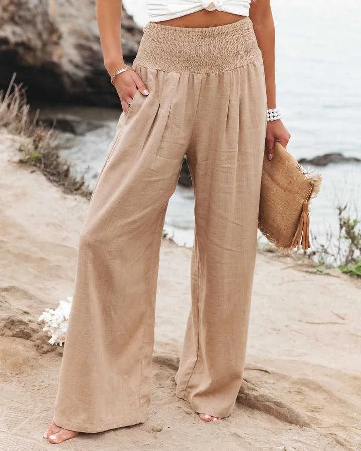 Aileen - Wide-Leg Beach Trousers