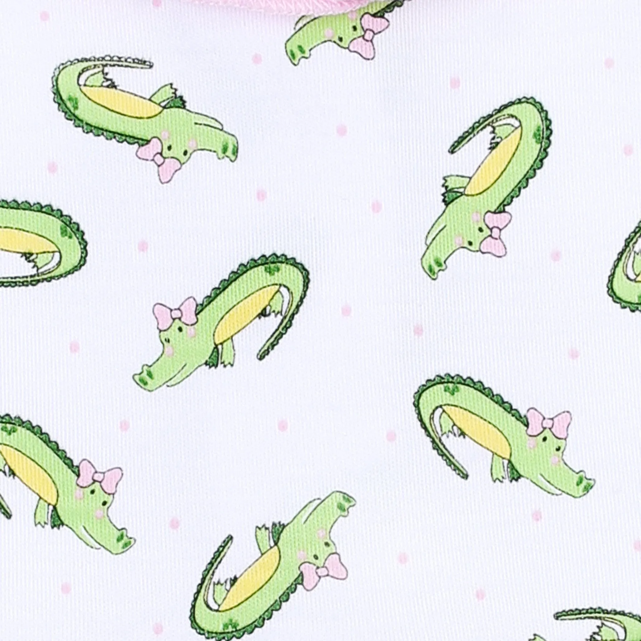Alligator Friends Pink Short Sleeve Nightdress