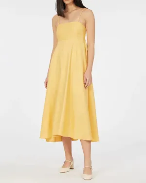 Amelius Corinna Linen Dress Buttercup