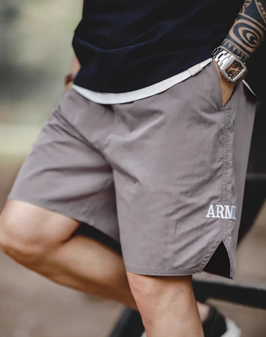 American Retro ARMY Sports Thin Letter Embroidered Men's Shorts