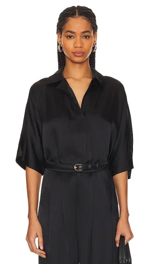 ANINE BING Julia Shirt in Black