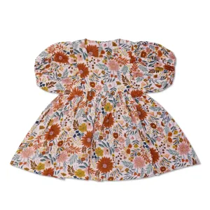 Apple Park Puff Sleeve Zinnia Muslin Dress S1