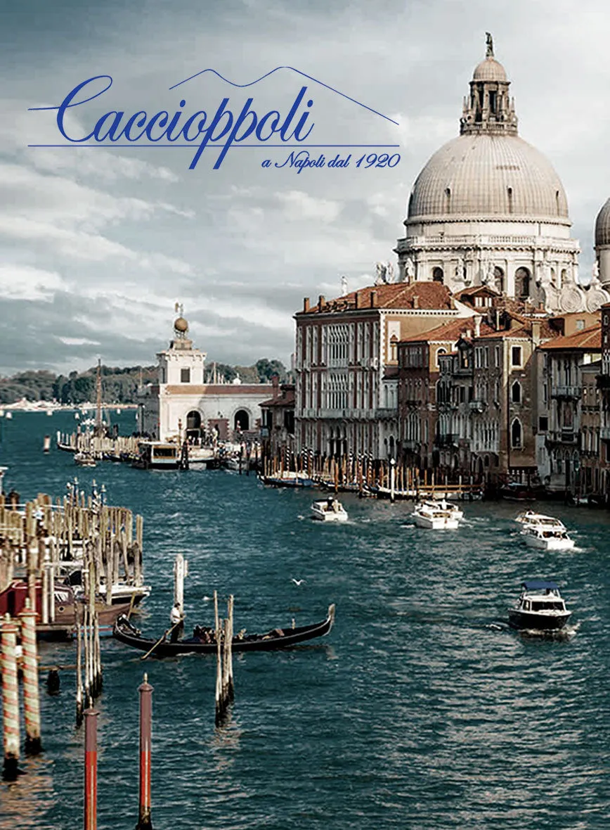 Caccioppoli Carpa Glen Blue Wool Pants