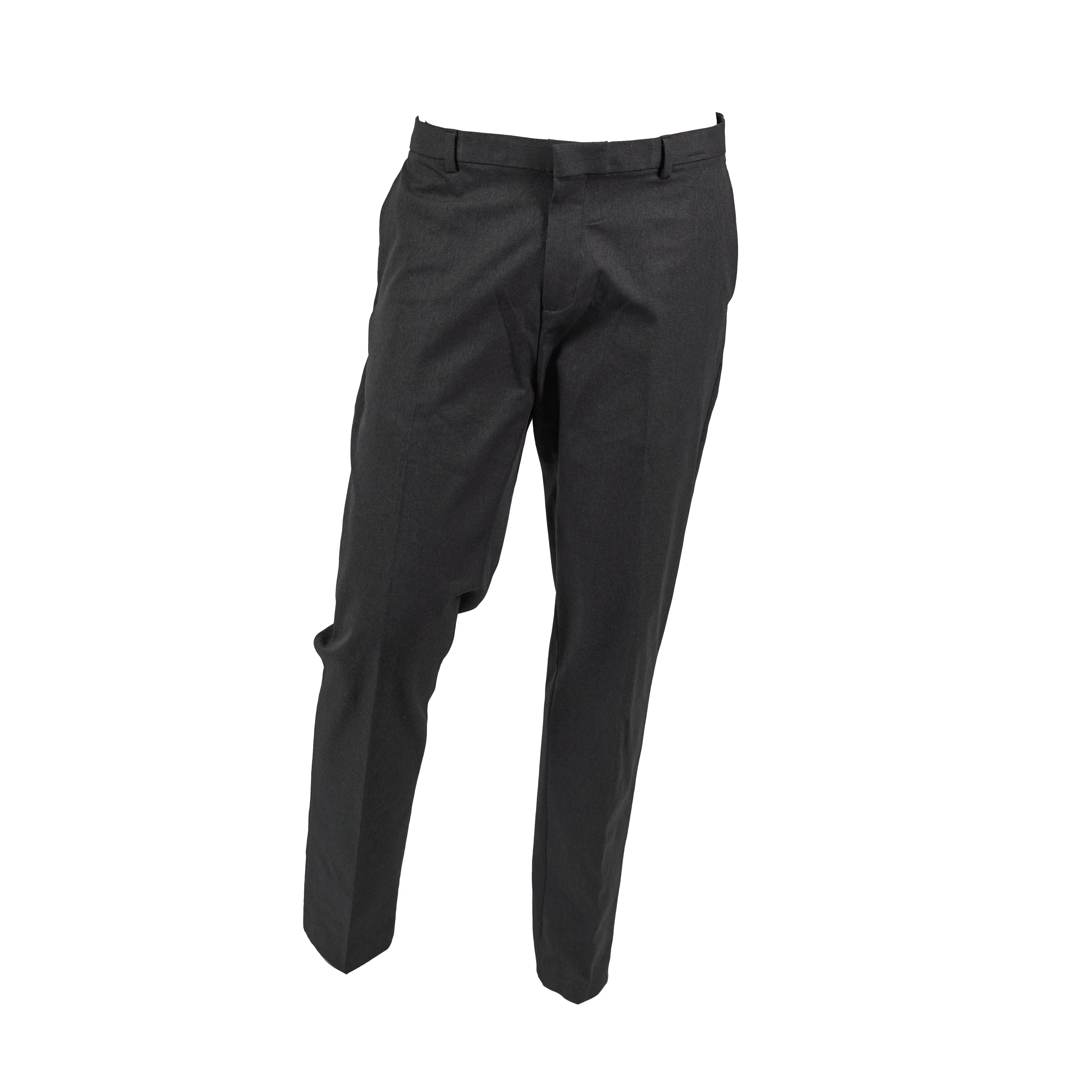 Calvin Klein Men's Infinite Tech Suit Flat Front Dress Pants Charcoal Gray 38x30