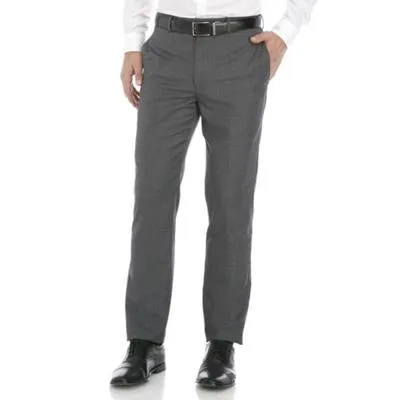 Calvin Klein Mens Slim fit Dress Pants 33 / 30 Grey Stretch