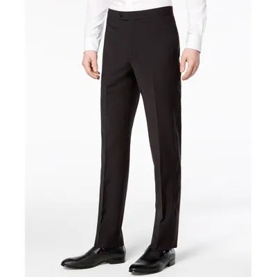 Calvin Klein Men's Slim-Fit Infinite Stretch Black Tuxedo Pants 34 x 30