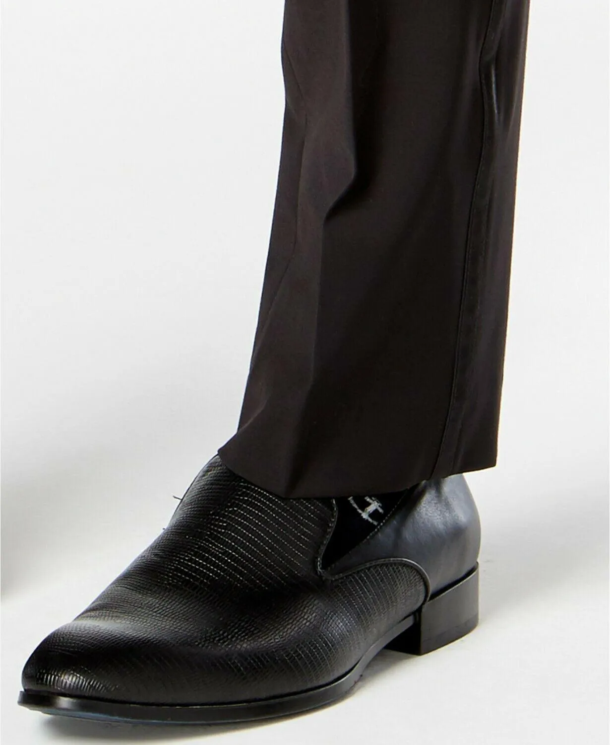 Calvin Klein Men's Slim-Fit Infinite Stretch Black Tuxedo Pants 34 x 30