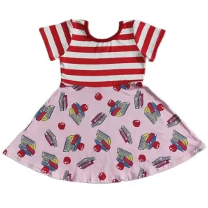 Colorful Dress Books 'n Stripes - Kids Clothing