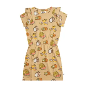 Dress Ruffled Summer Fruit