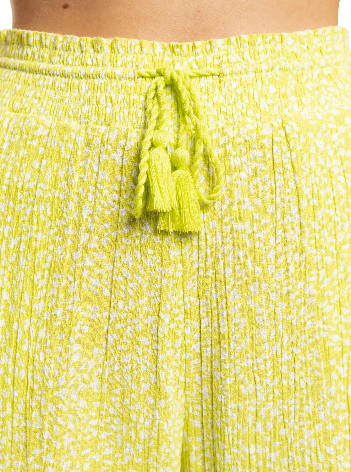 Drift Away Beach Pants - Daiquiri Green Sea Spray