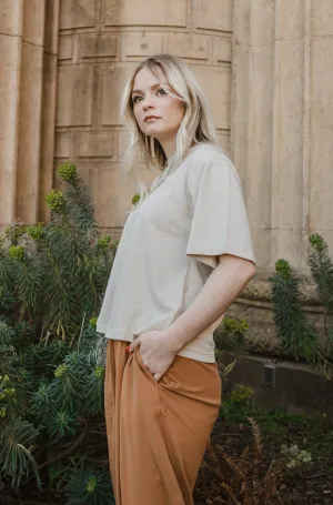 Easy Relaxed Tee (Light Sand)