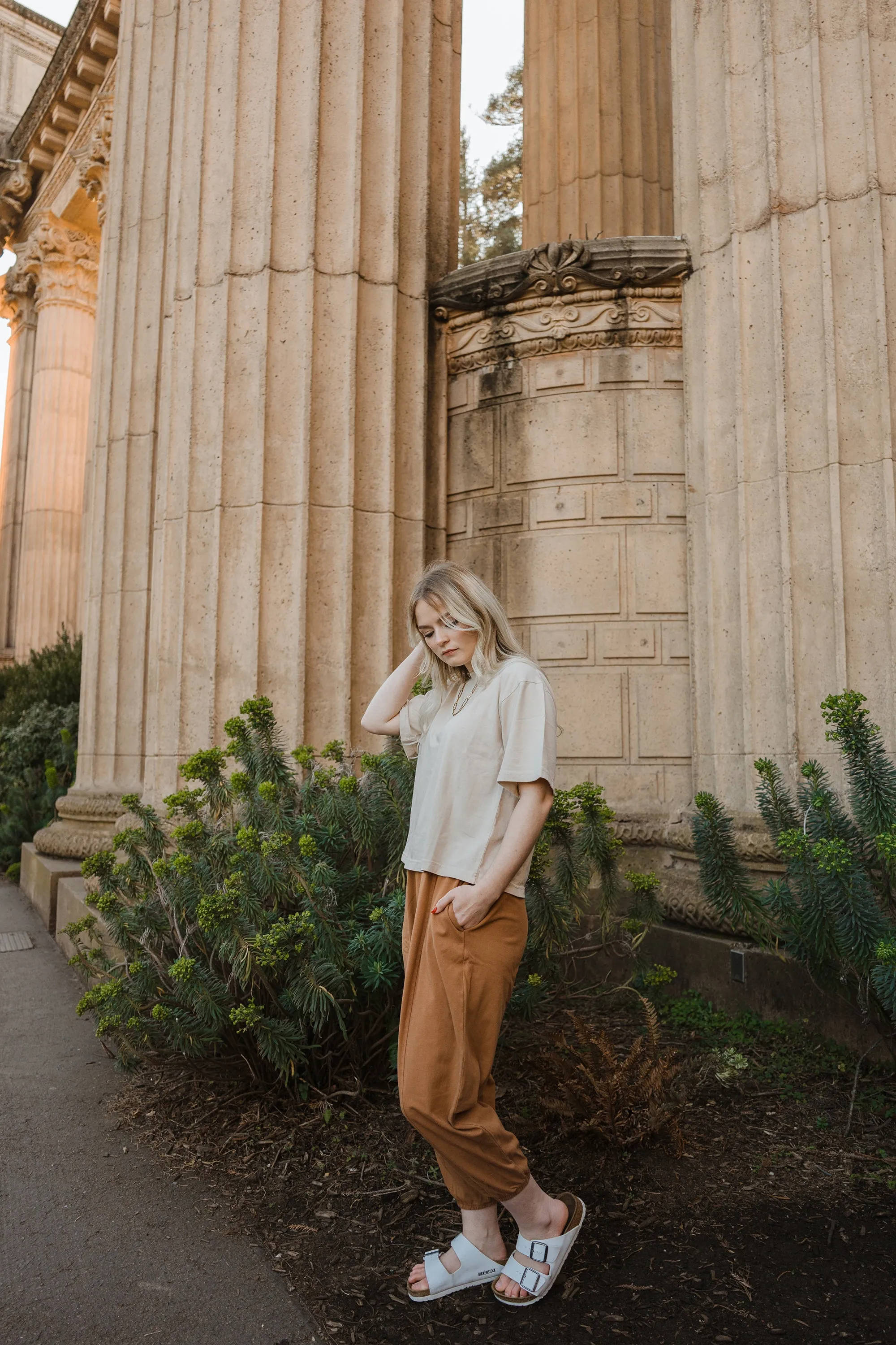 Easy Relaxed Tee (Light Sand)