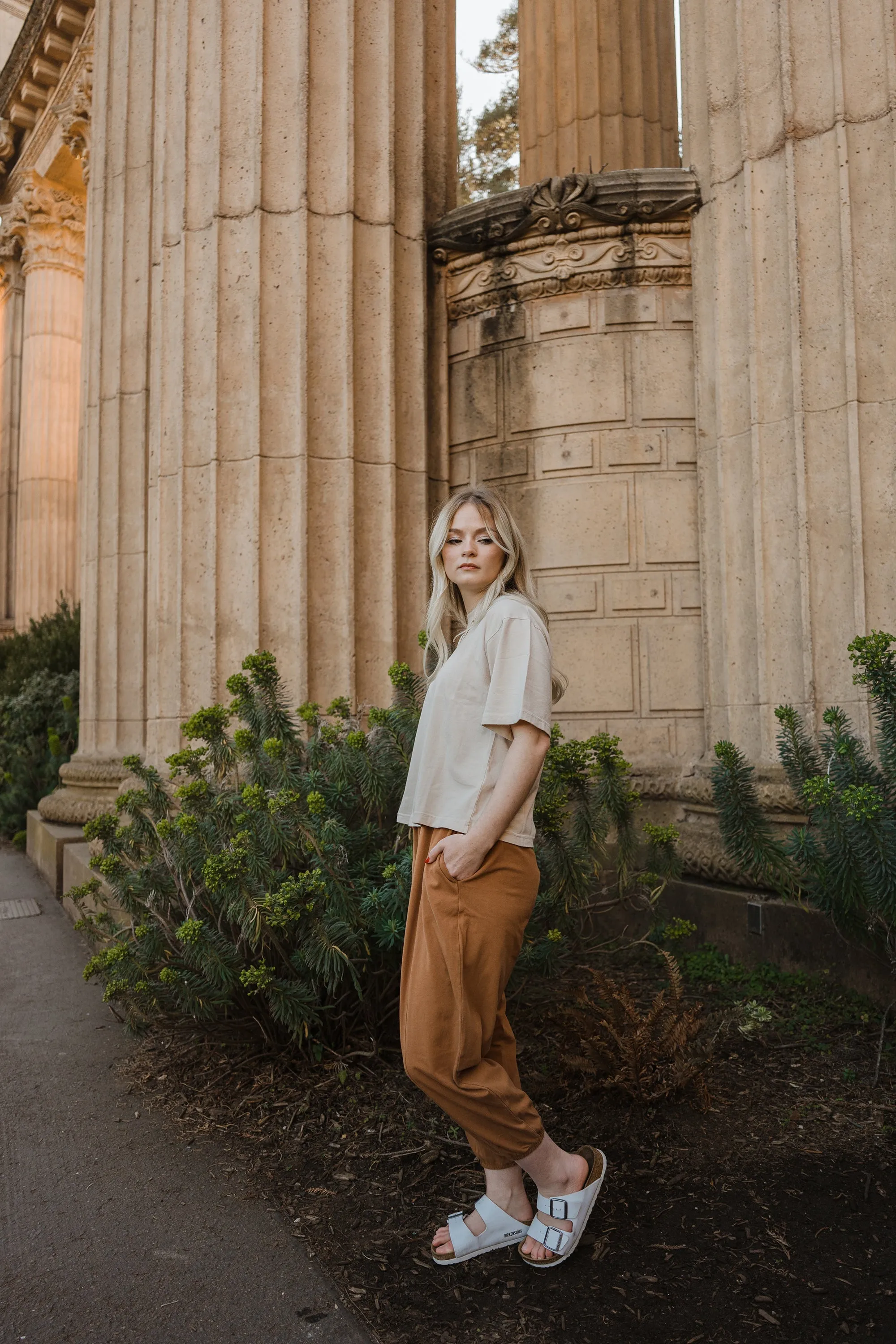 Easy Relaxed Tee (Light Sand)