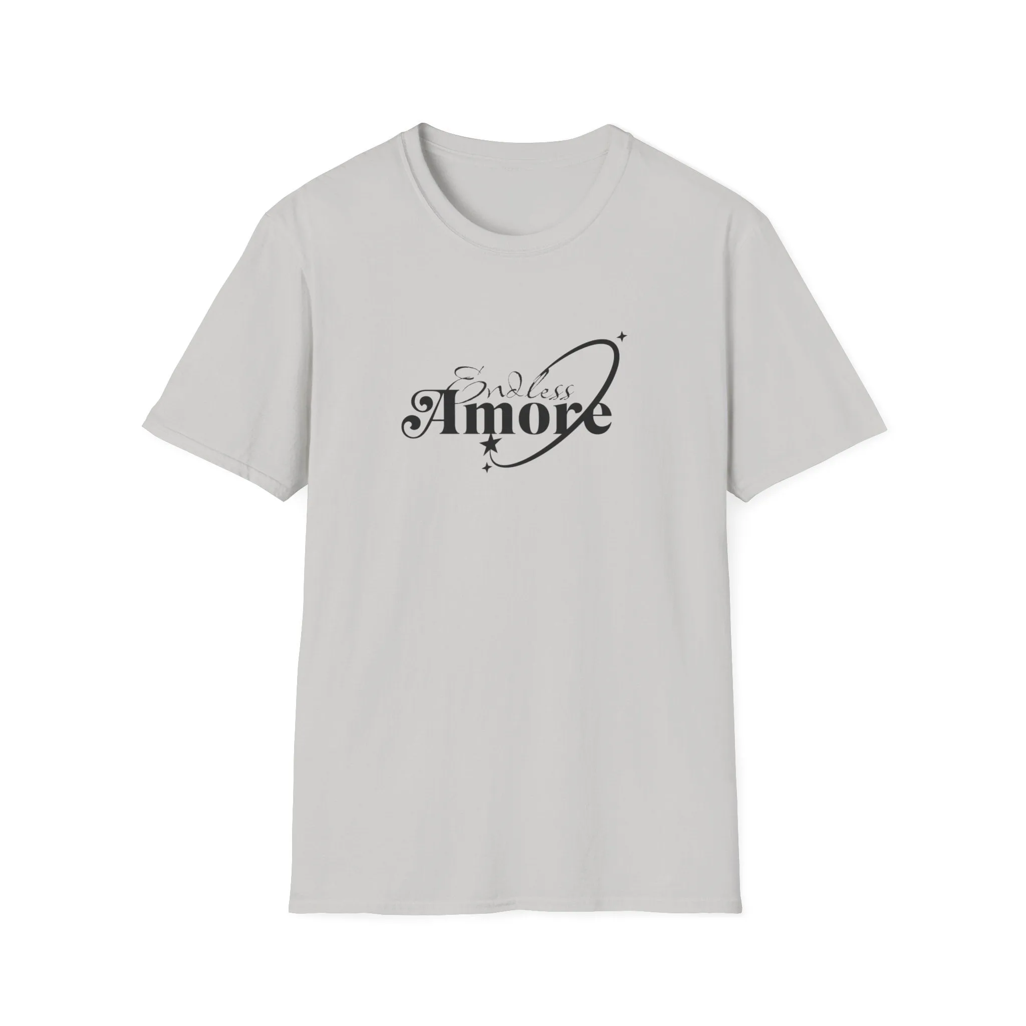 Endless Amore Women's Tee - Soft Beige Speckled Cotton T-Shirt