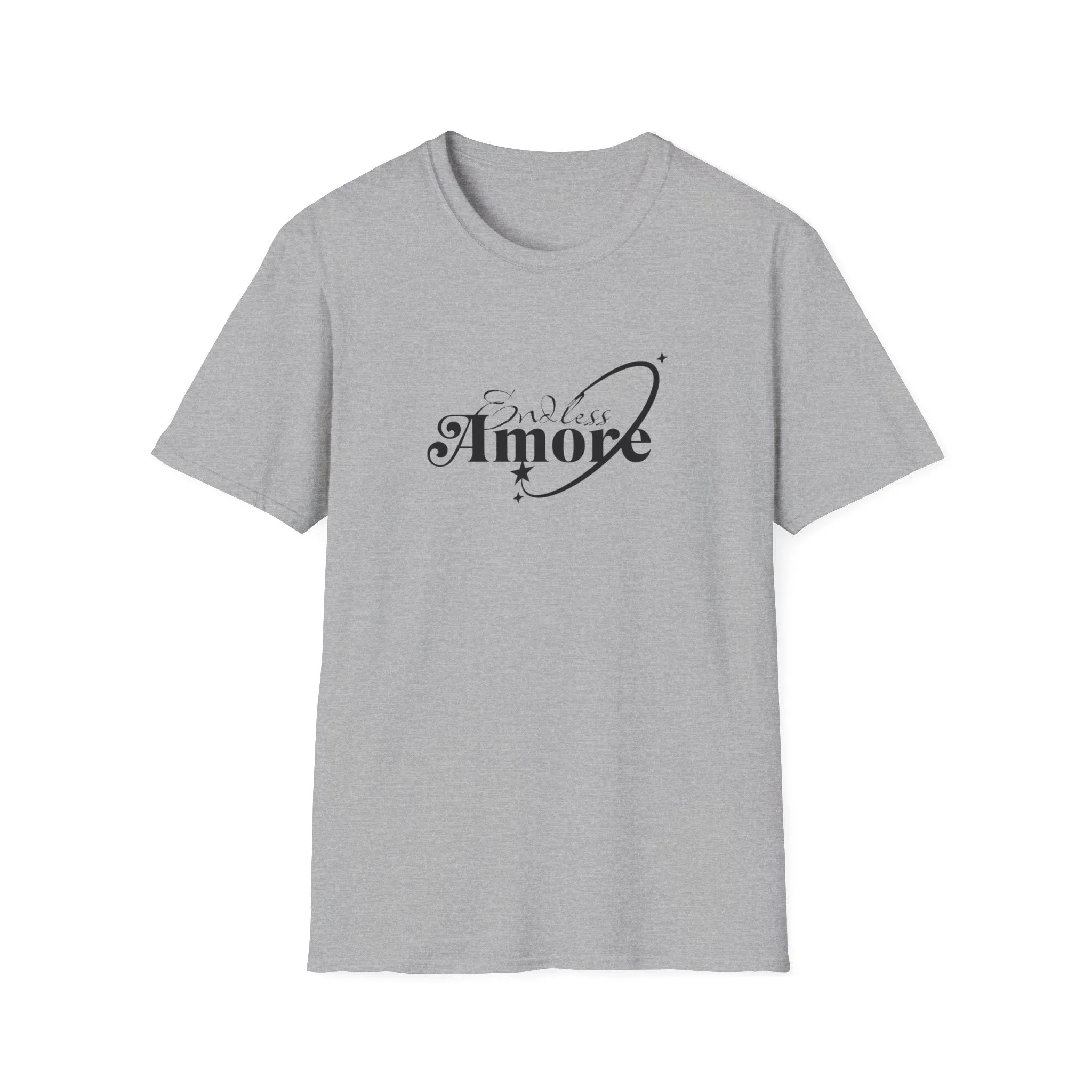 Endless Amore Women's Tee - Soft Beige Speckled Cotton T-Shirt