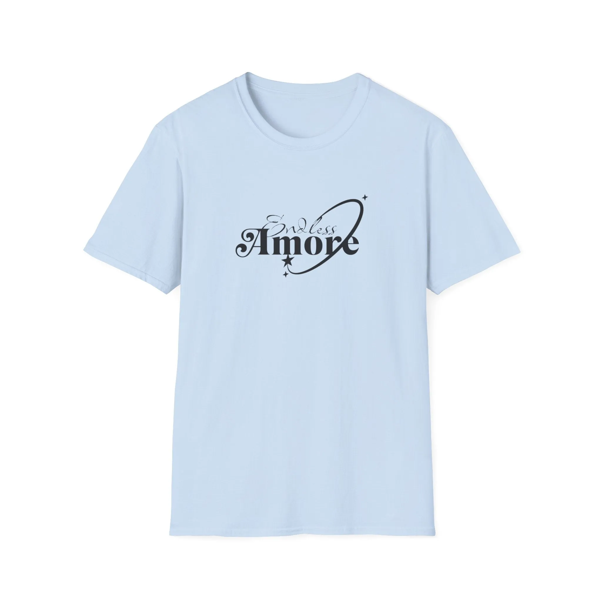 Endless Amore Women's Tee - Soft Beige Speckled Cotton T-Shirt
