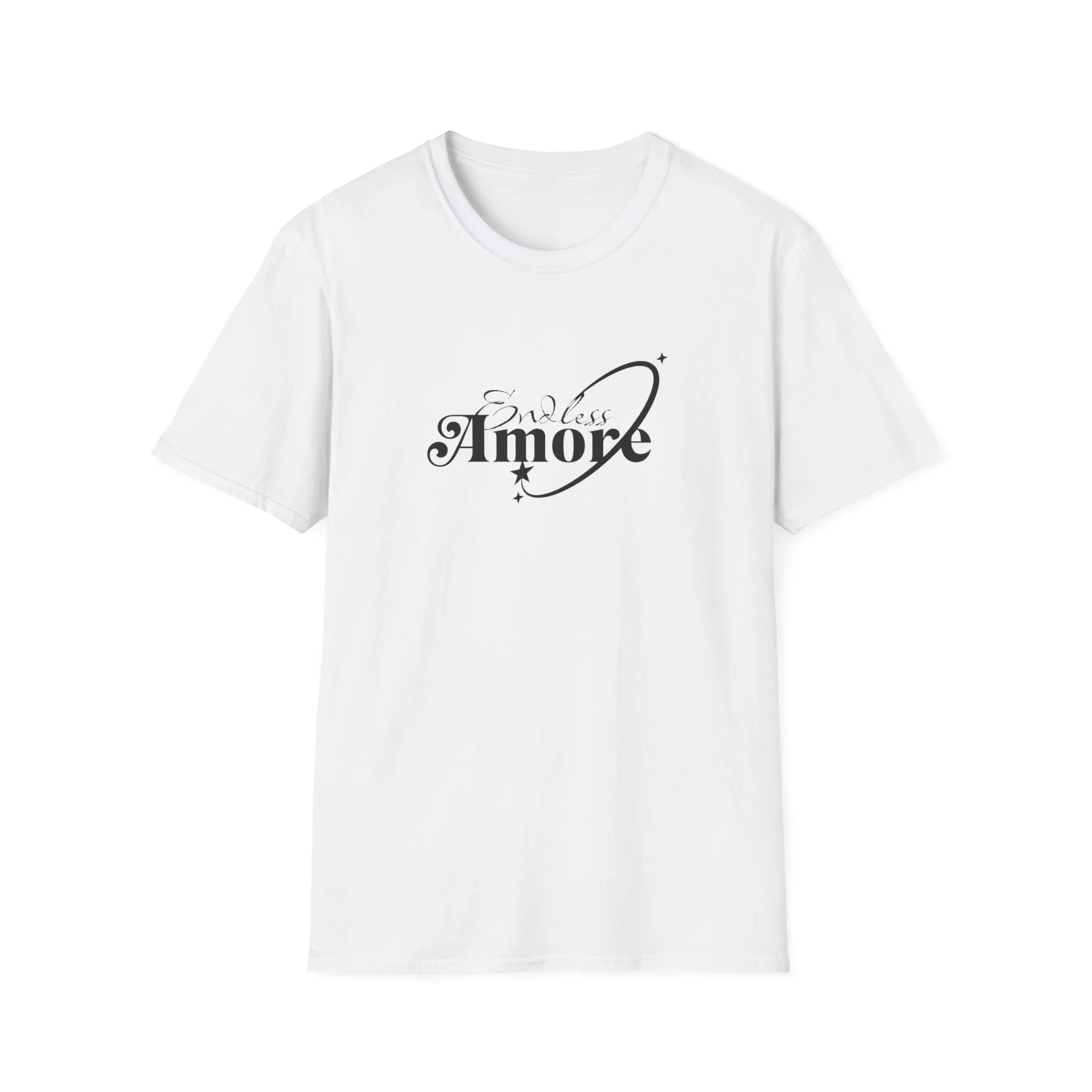 Endless Amore Women's Tee - Soft Beige Speckled Cotton T-Shirt