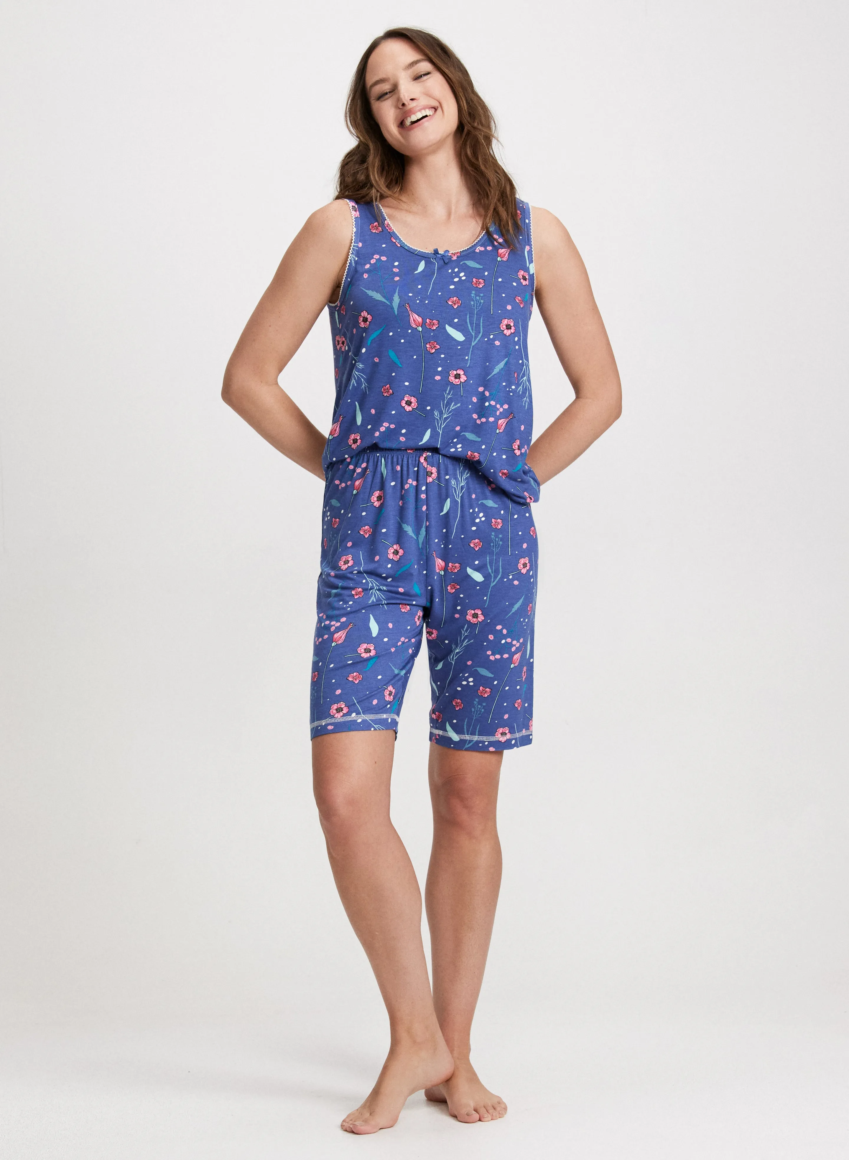 Hearts & Flowers Short Pyjama Set