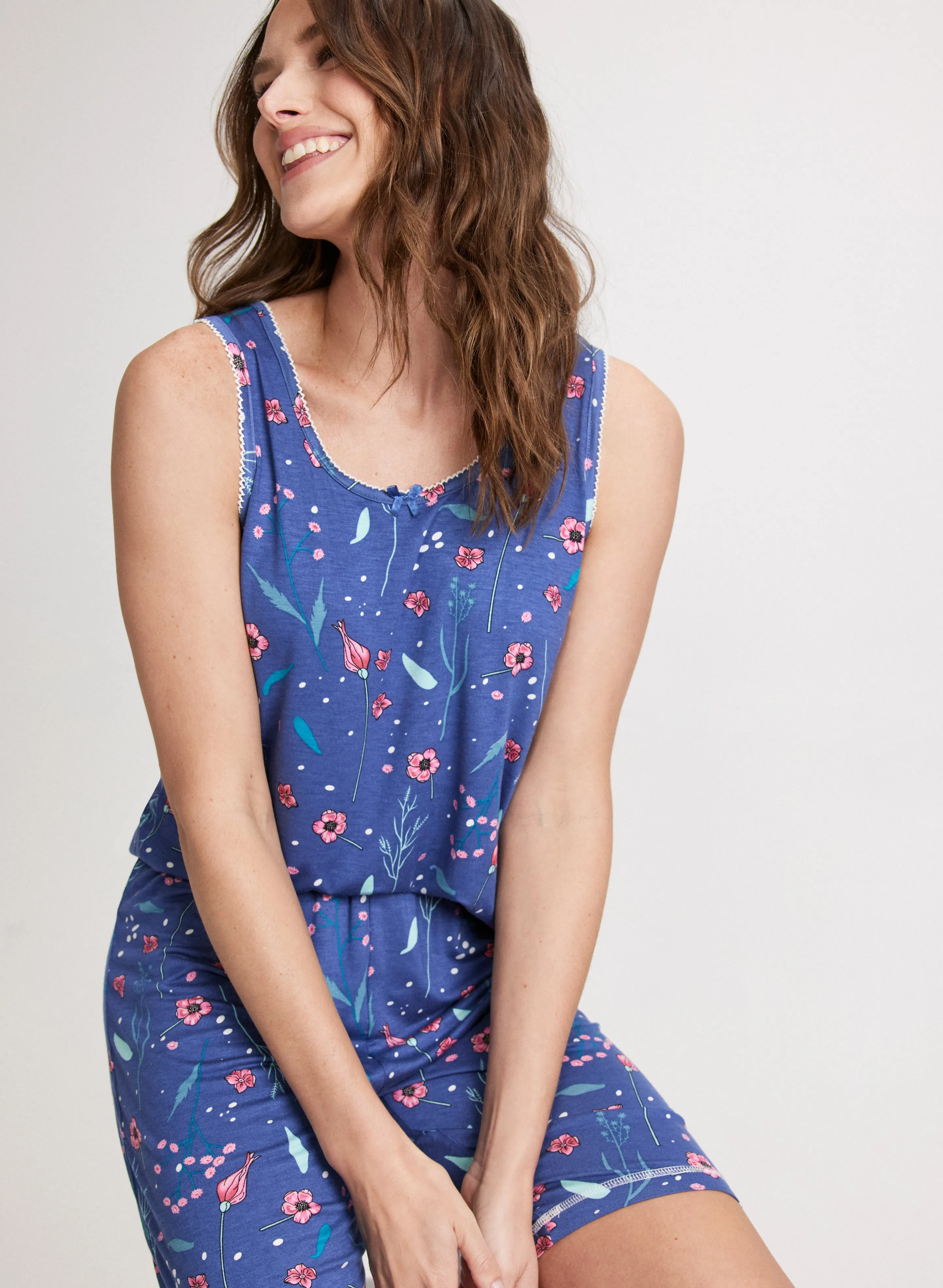 Hearts & Flowers Short Pyjama Set