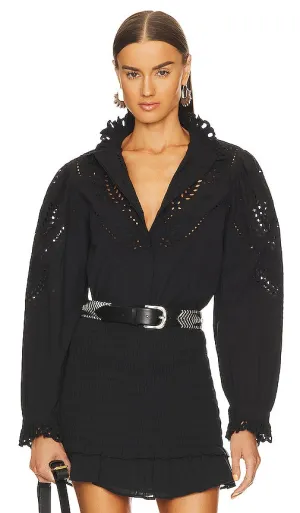 Isabel Marant Etoile Raissa Top in Black