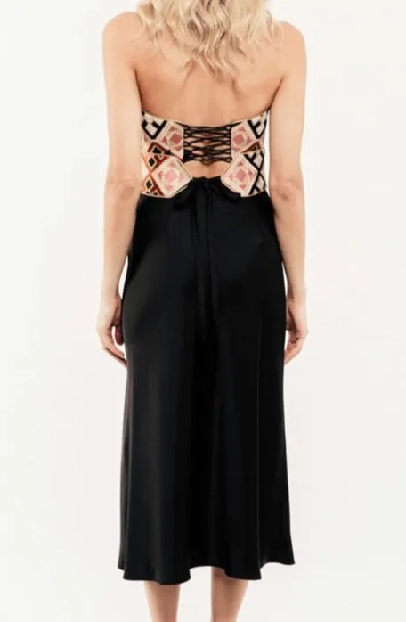 Jahan Bustier Set - Pink