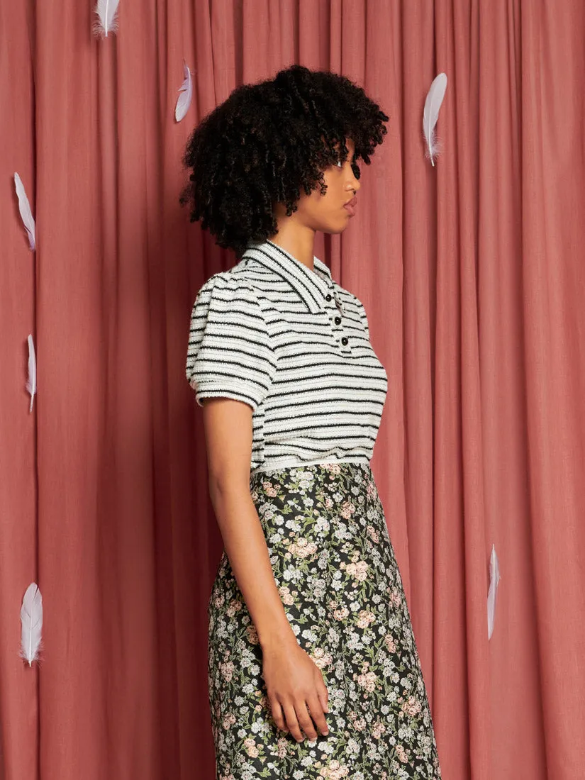 Magpie Stripe Polo Shirt