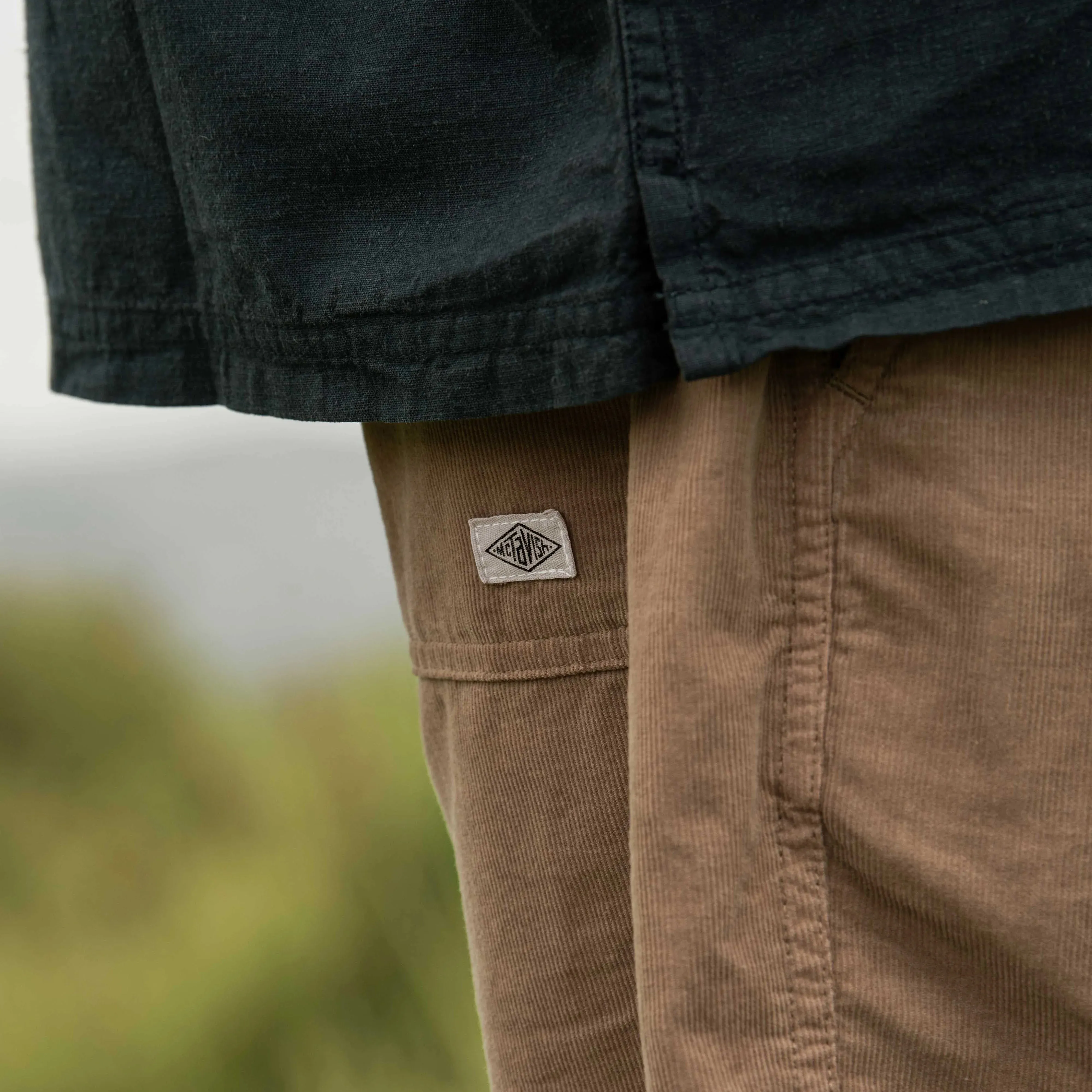 McTAVISH - Cord Shorts - DARK TAN