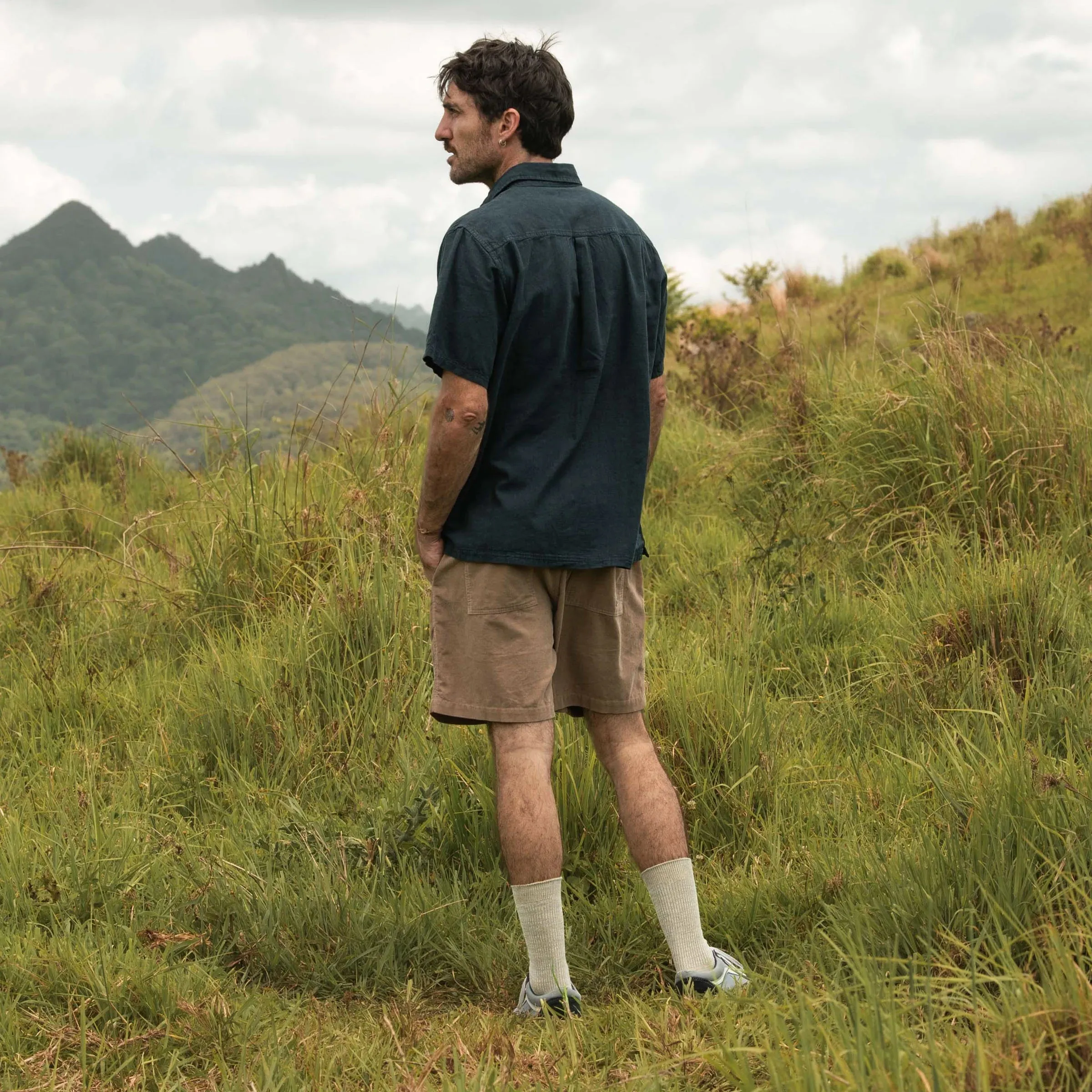 McTAVISH - Cord Shorts - DARK TAN