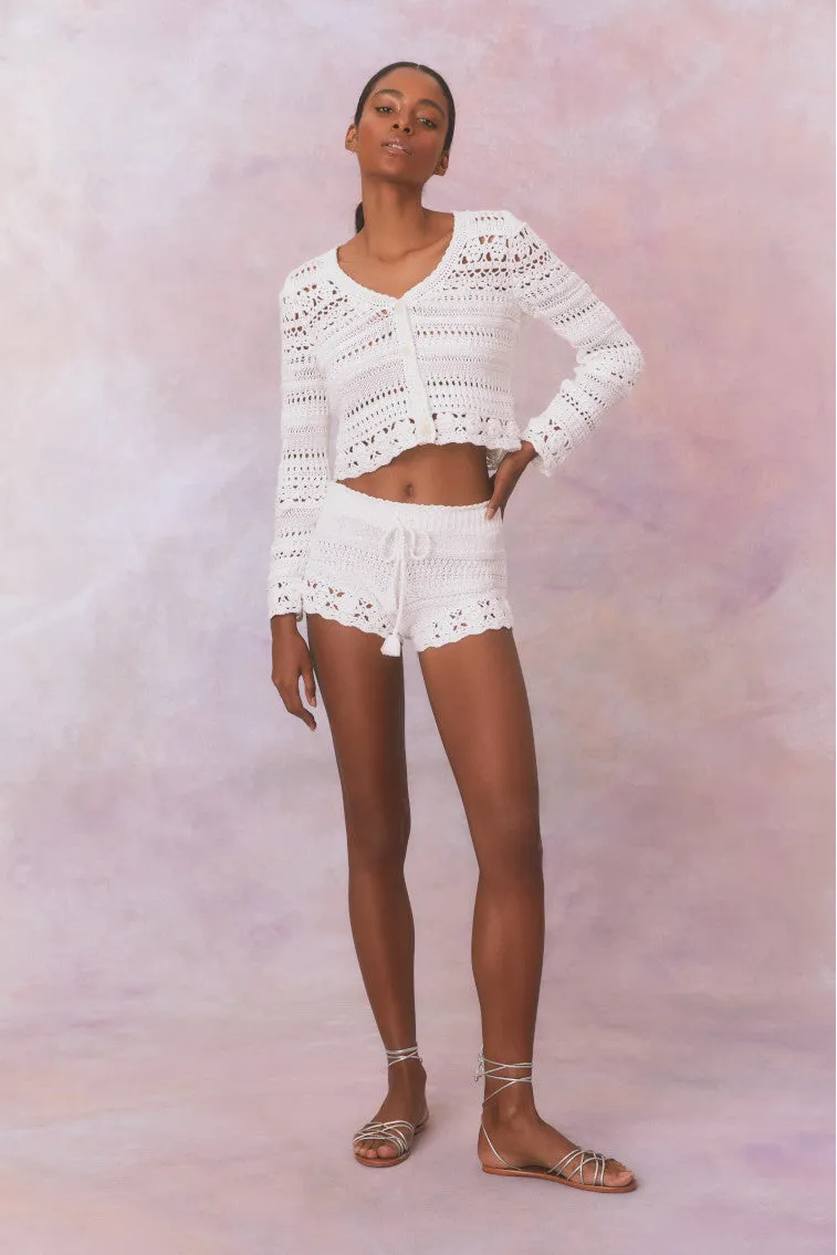 Middleton Cotton Crochet Cardigan