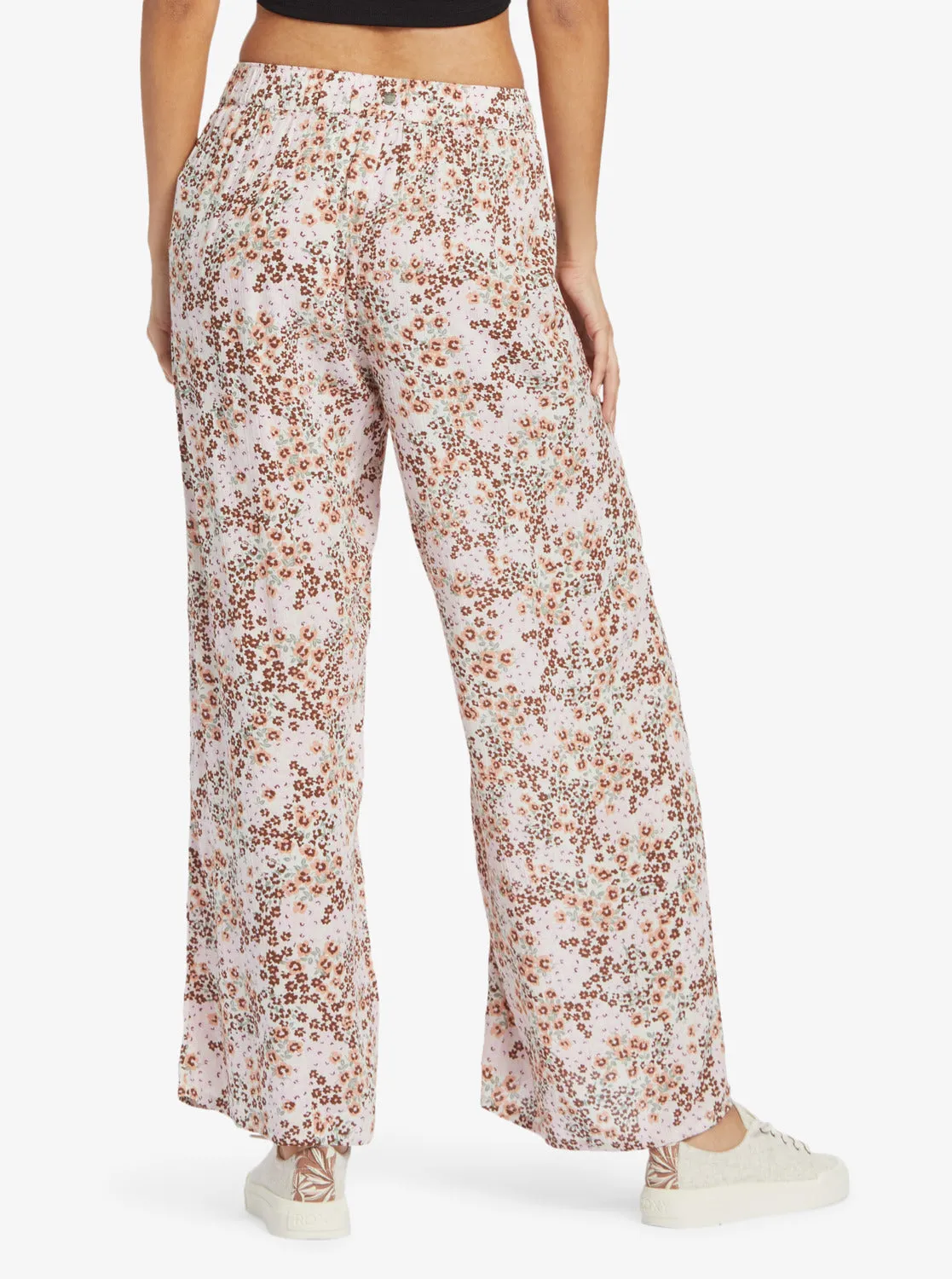 Midnight Avenue Pants - Wild Fields Floral Warm Taupe