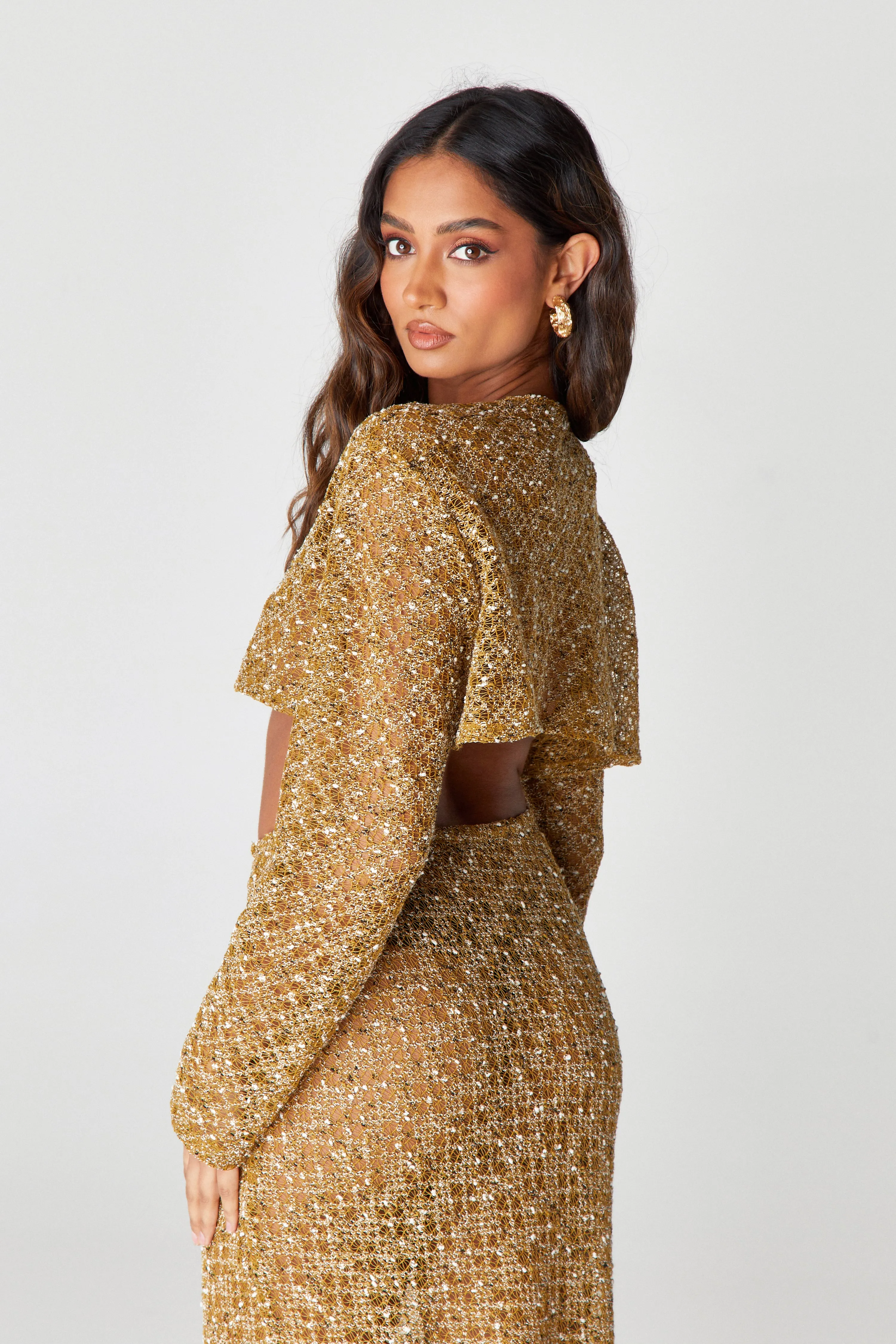 Mustard Knitted Blouse