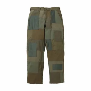 Neighborhood Patchwork Pants (Olive Drab)