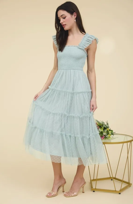 Polka Dot Dream Midi Dress