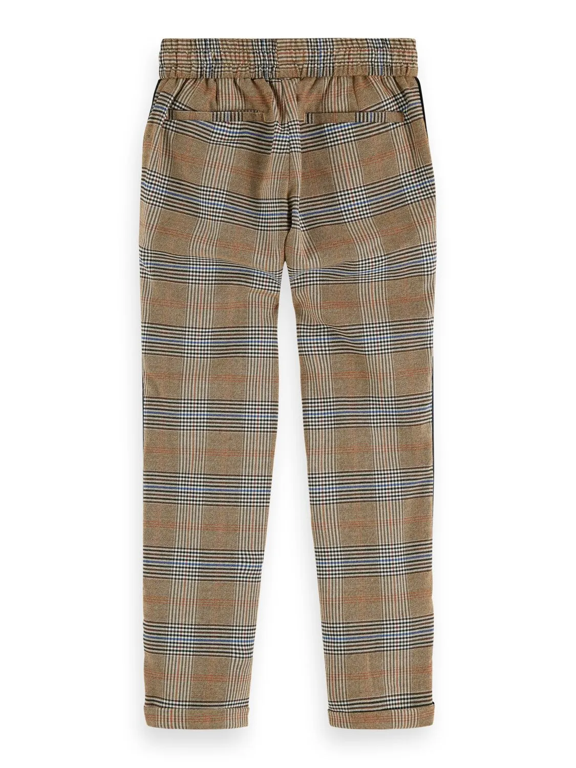 Relaxed Slim Fit Pants in Check