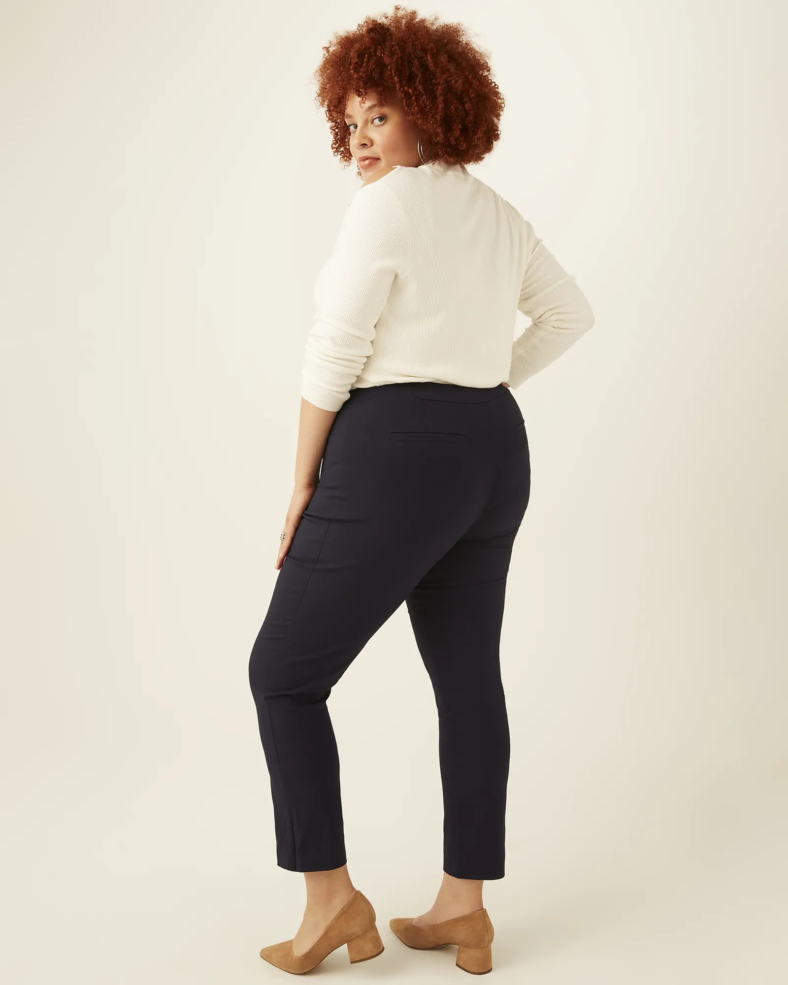 Rivington Straight-Leg Pants | Navy