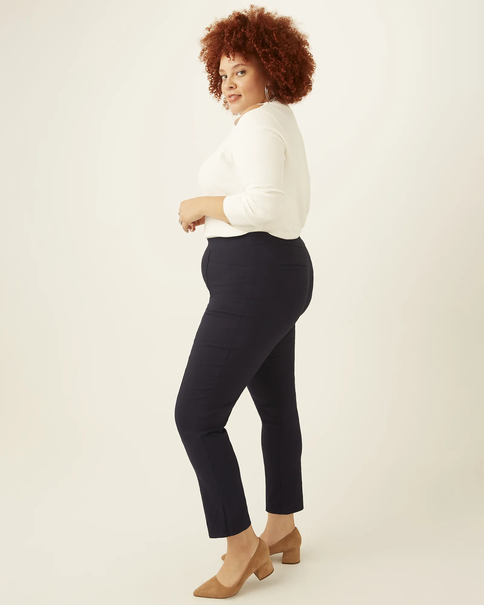 Rivington Straight-Leg Pants | Navy