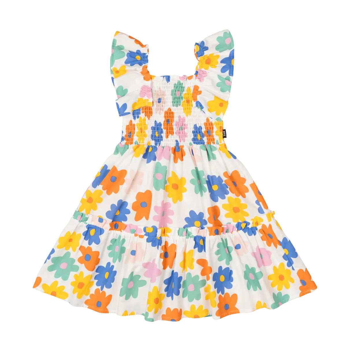 ROCK YOUR BABY - LOVE ME DO SHIRRED DRESS