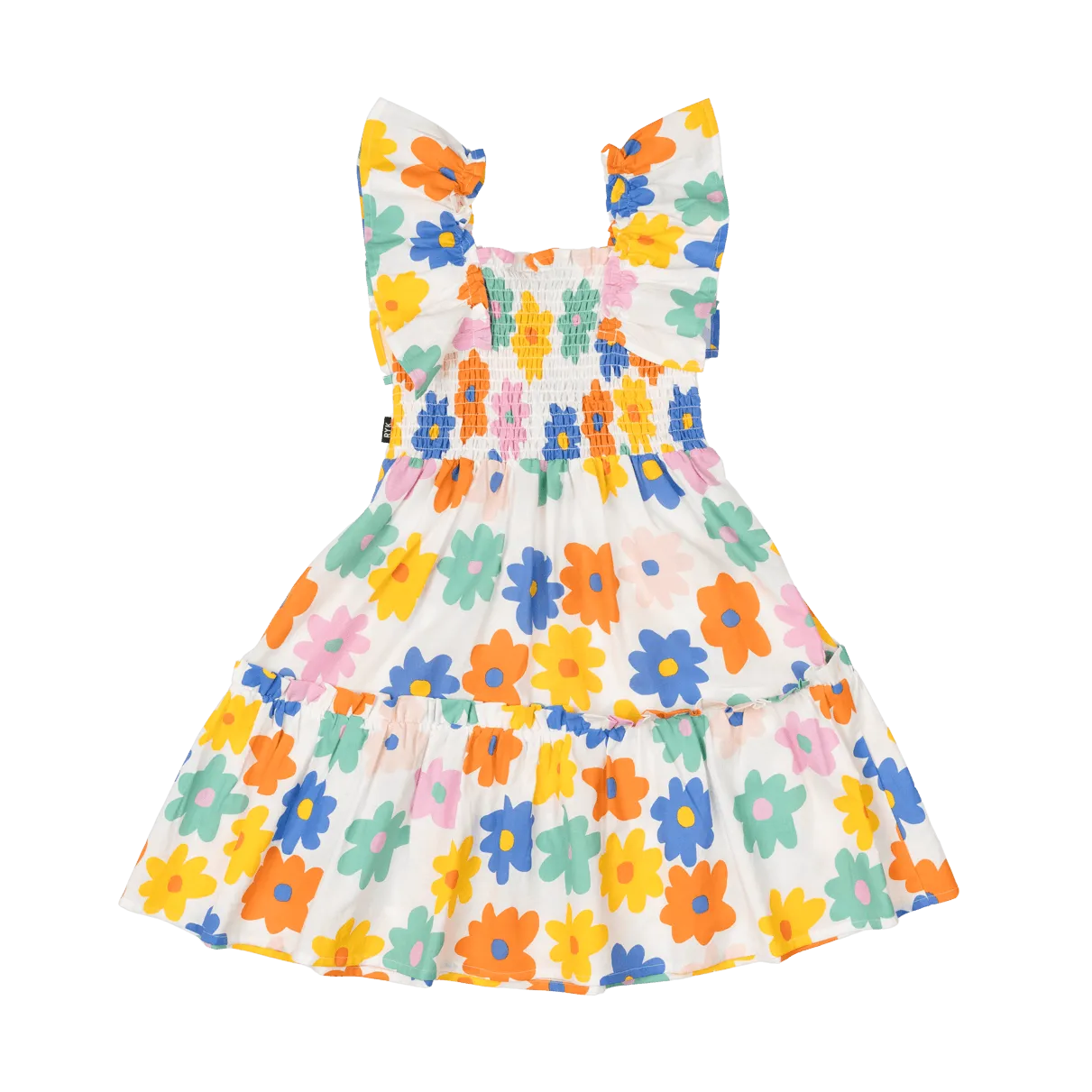 ROCK YOUR BABY - LOVE ME DO SHIRRED DRESS