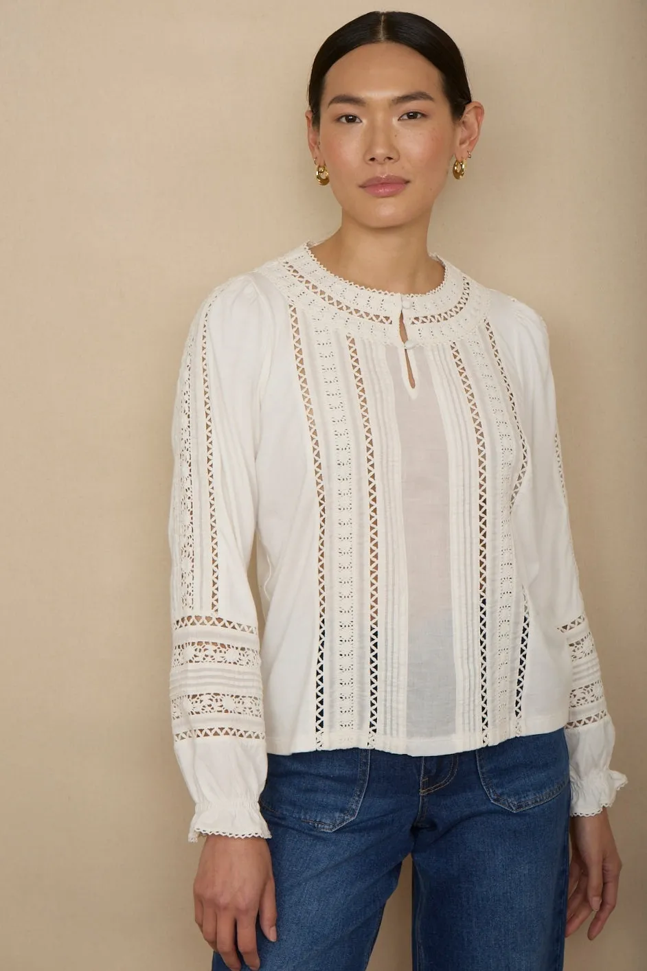 Roseanne Top - Ivory