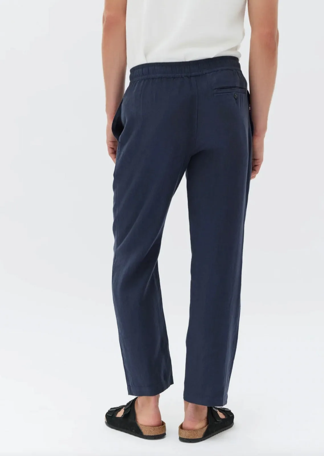 Tide Linen Pants True Navy