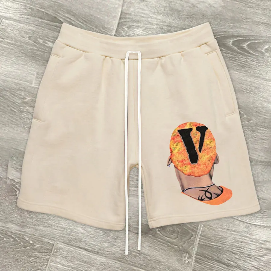 Trendy retro casual street hip-hop shorts