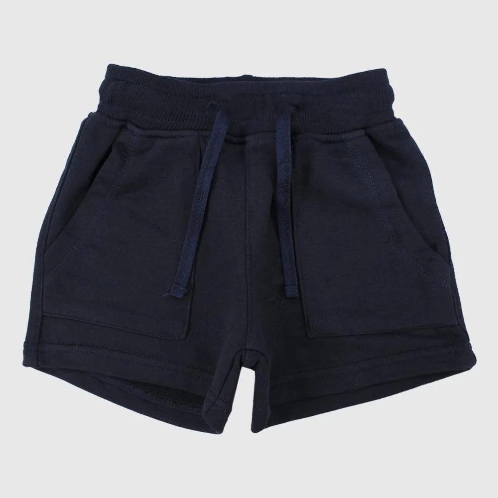 Unisex Navy Comfy Shorts