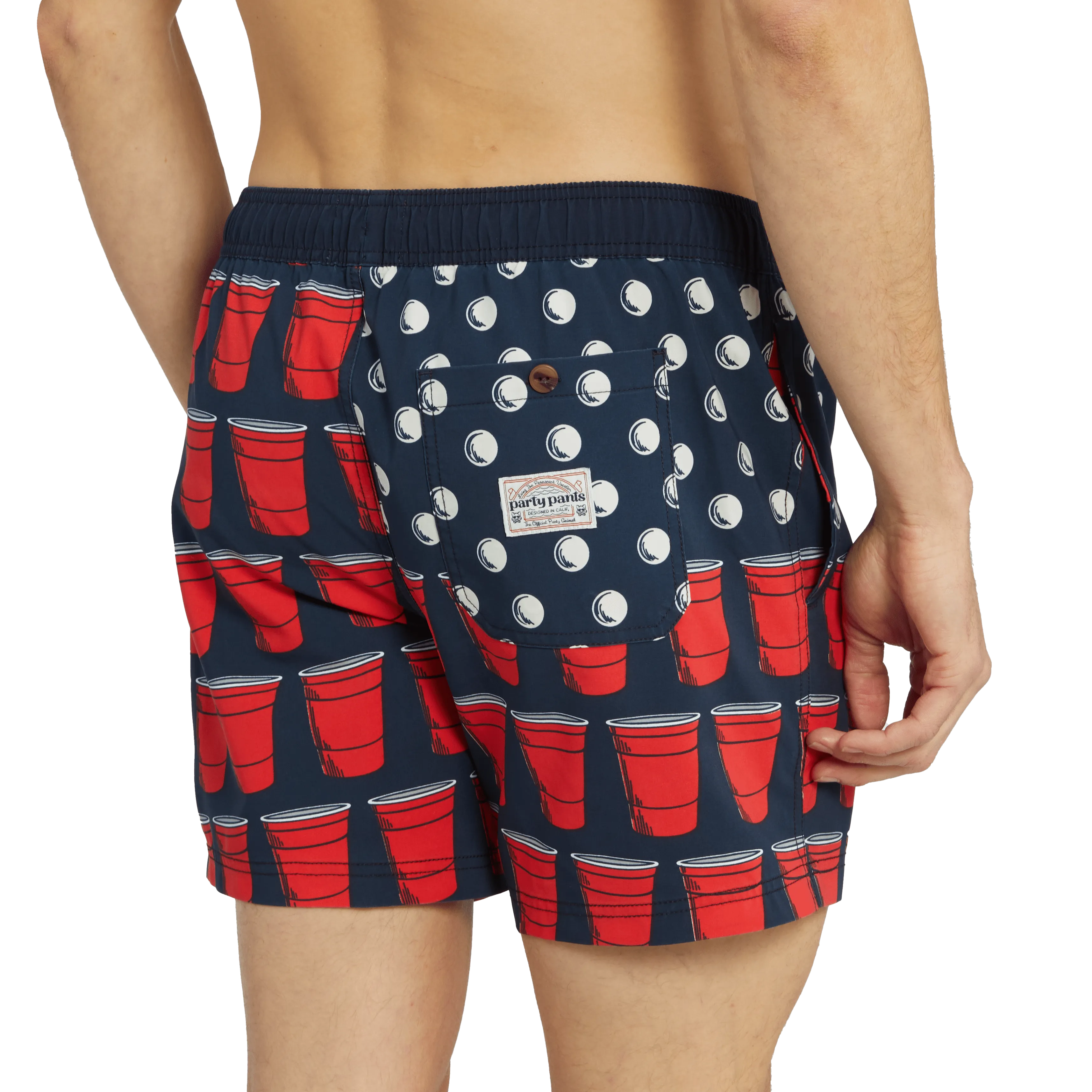 Weekend Send Navy Party Starter Shorts