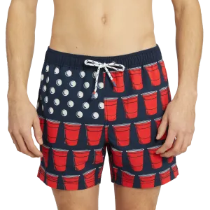 Weekend Send Navy Party Starter Shorts