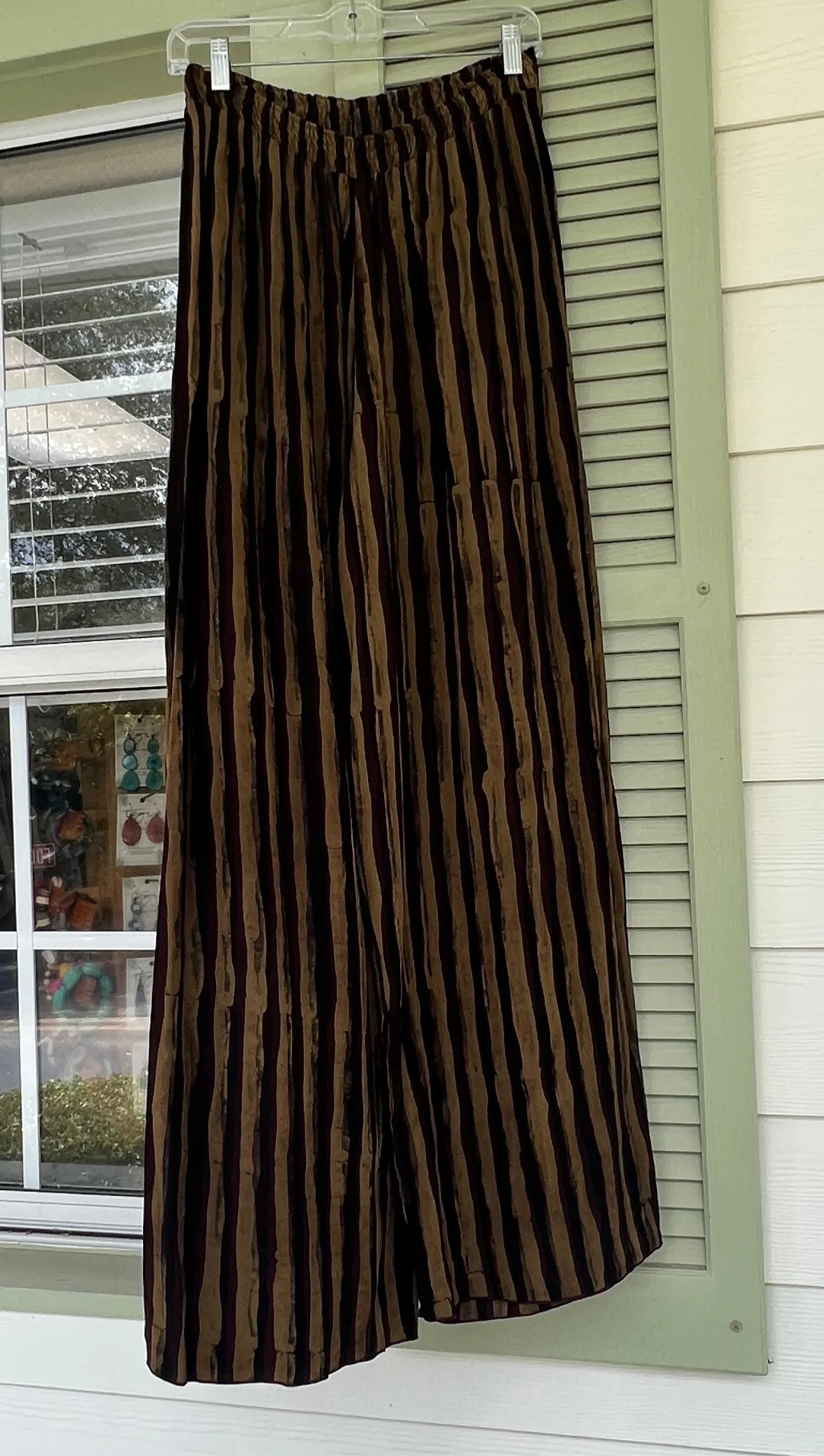 WIDE LEG PANTS IGUANA-F3003 : MEDIUM