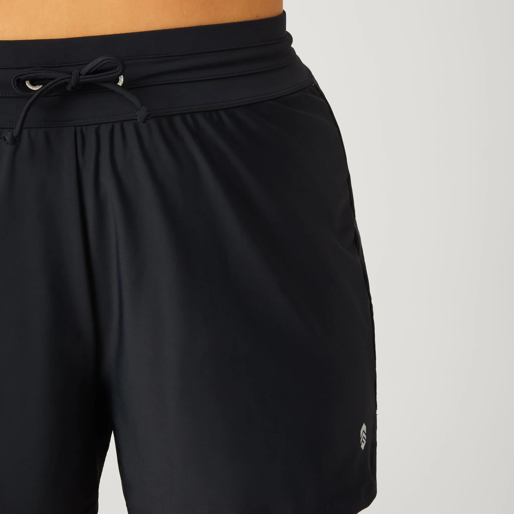 Women's Plus Size Drawstring Swim Short