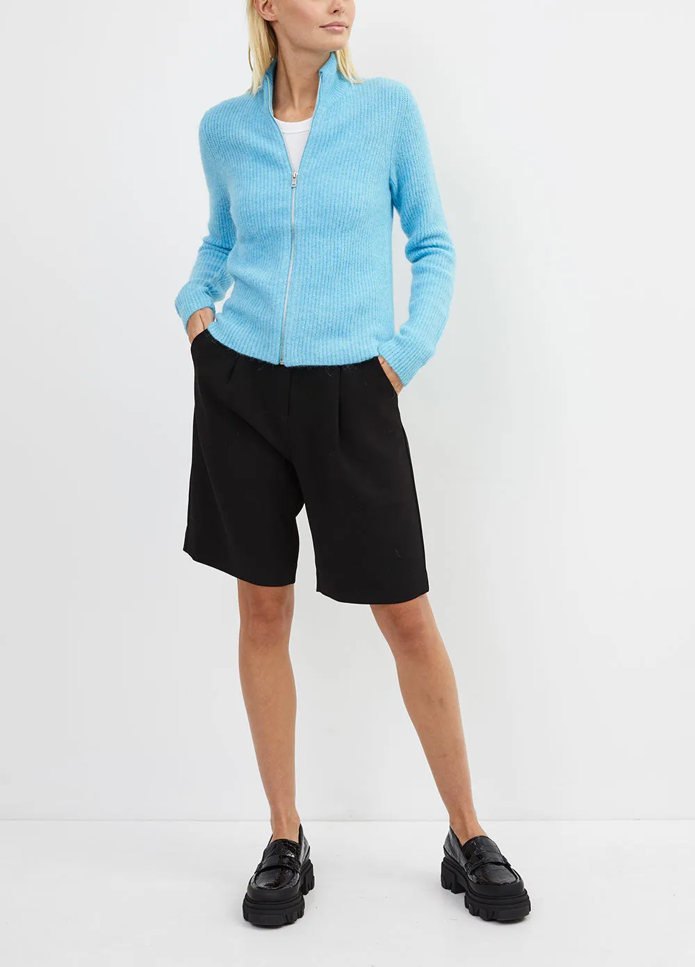 Zip Knit Cardigan